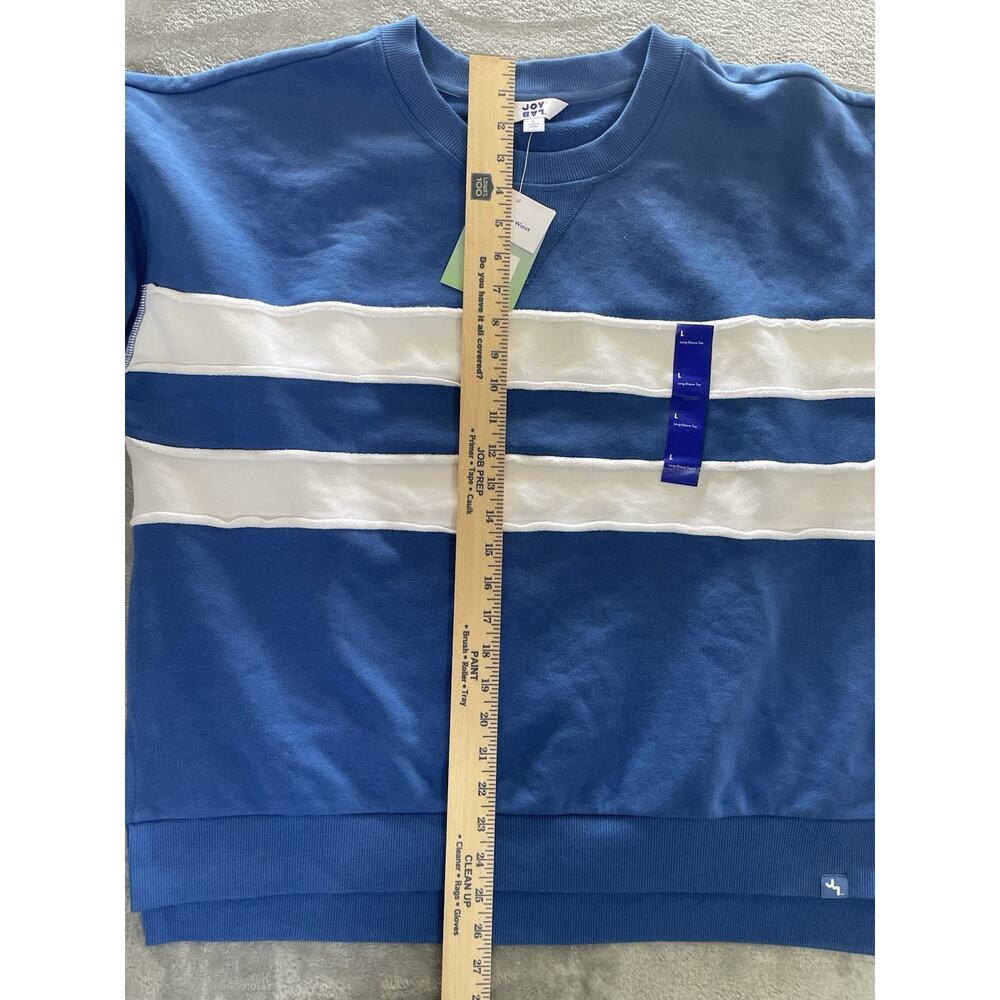 JoyLab Loose Fit Women’s Sweatshirt Sz L Boxy Oversized Relaxed Below Waist NWt - Picture 9 of 11